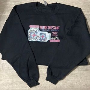 Kitty Antidepressant Crewneck Sweater!